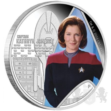 1$ Voyager, Captain Kathryn Janeway - Star Trek