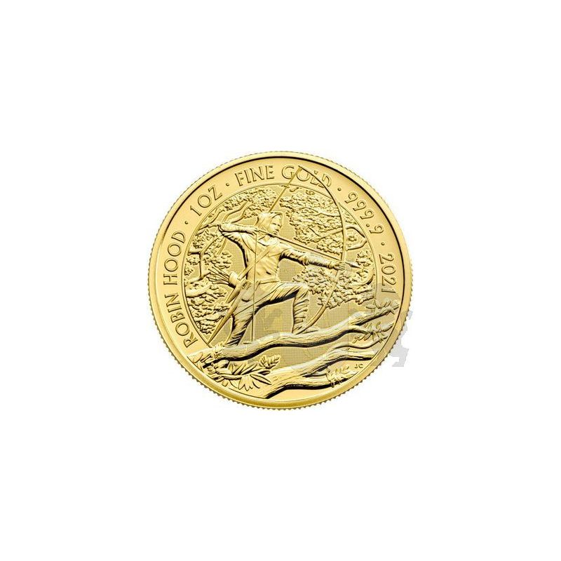 100£ Robin Hood - Myths and Legends 1 oz Au 999 2021