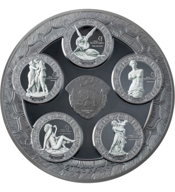 20$ Ecstasy of Saint Teresa - Eternal Sculptures 5 oz Ag 999 2021
