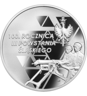 10 zł 100th Anniversary of the 3rd Silesian Uprising 14,14 g Ag 925