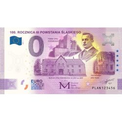 0 Euro 100. Rocznica III Powstania Śląskiego 2021, Anniversary Banknot