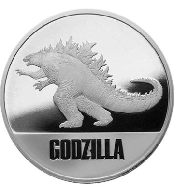 2$ Godzilla, Godzilla vs. Kong 1 oz Ag 999 2021 Niue Island