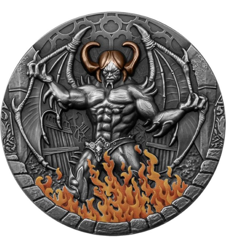2000 Francs Belzebub 2 oz Ag 999 2021 Cameroon 2000 Francs Belzebub 2 oz Ag 999 2021 Cameroon