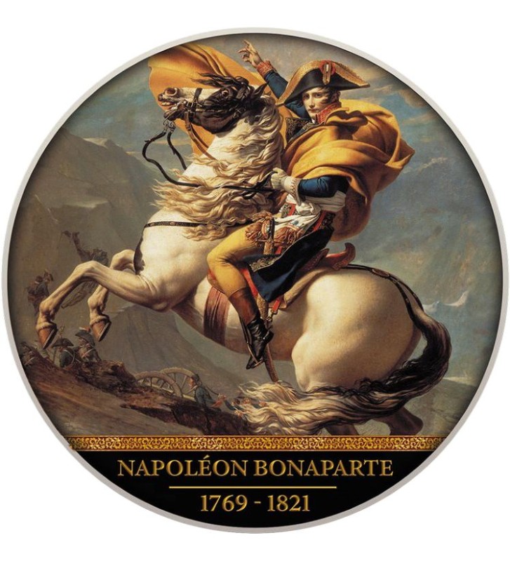 500 Franków Napoleon Bonaparte, 200. rocznica śmierci 10 g Ag 999 2021 Kamerun 500 Franków Napoleon Bonaparte, 200. rocznica śmierci 10 g Ag 999 2021 Kamerun