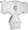 2$ Princess Leia - Star Wars, Chibi 1 oz Ag 999 2021 Niue Island 2$ Princess Leia - Star Wars, Chibi 1 oz Ag 999 2021 Niue Island