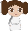 2$ Princess Leia - Star Wars, Chibi 1 oz Ag 999 2021 Niue Island 2$ Princess Leia - Star Wars, Chibi 1 oz Ag 999 2021 Niue Island