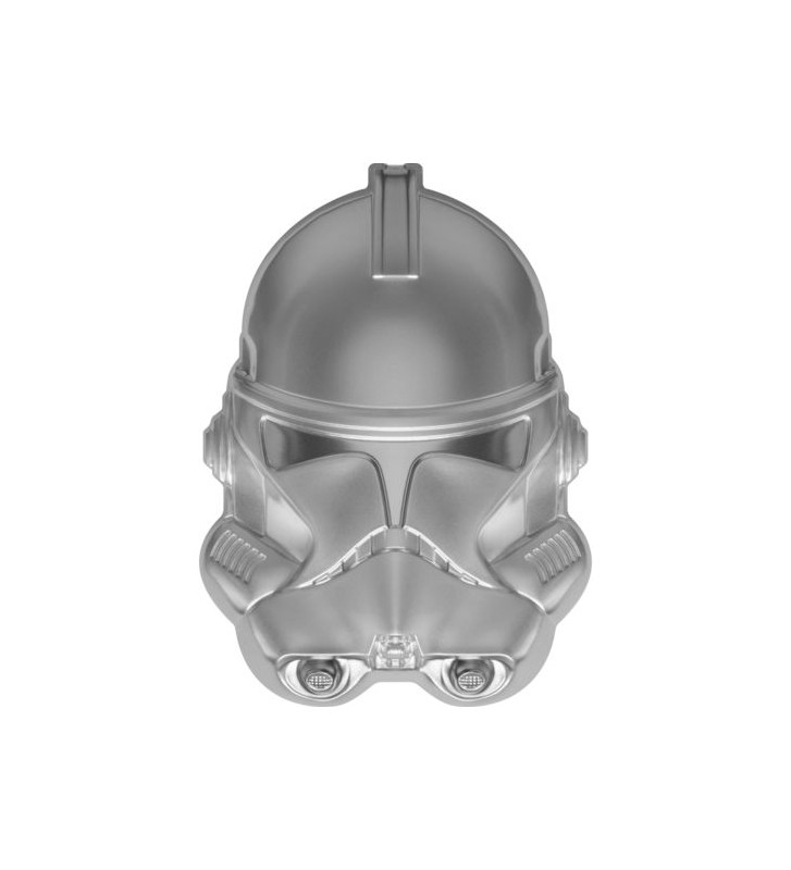 5$ Clone Trooper - Kask, Gwiezdne Wojny 2 oz Ag 999 2021 Niue 5$ Clone Trooper - Kask, Gwiezdne Wojny 2 oz Ag 999 2021 Niue