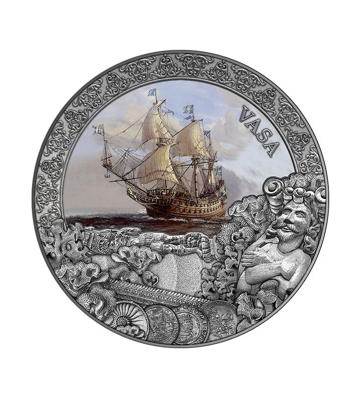 5$ Vasa - Wielkie Historyczne Wraki 2 oz Ag 999 2021 Niue 5$ Vasa - Wielkie Historyczne Wraki 2 oz Ag 999 2021 Niue