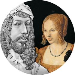 10 Cedis Albrecht Dürer - World's Greatest Artists 2 oz Ag 999 2021 Ghana