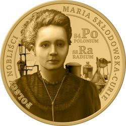 3 Denarius Maria Skłodowska-Curie - Polish Nobel Prize Winners 8,9 g GN 2021