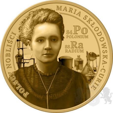 3 Denarius Maria Skłodowska-Curie - Polish Nobel Prize Winners 8,9 g GN 2021