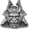 5$ Samurai Mask - Ancient Warriors 2 oz Ag 999 2021 Samoa