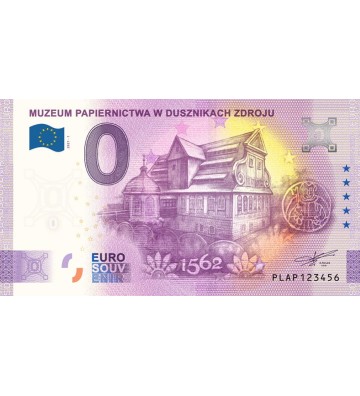 0 Euro Muzeum Papiernictwa...