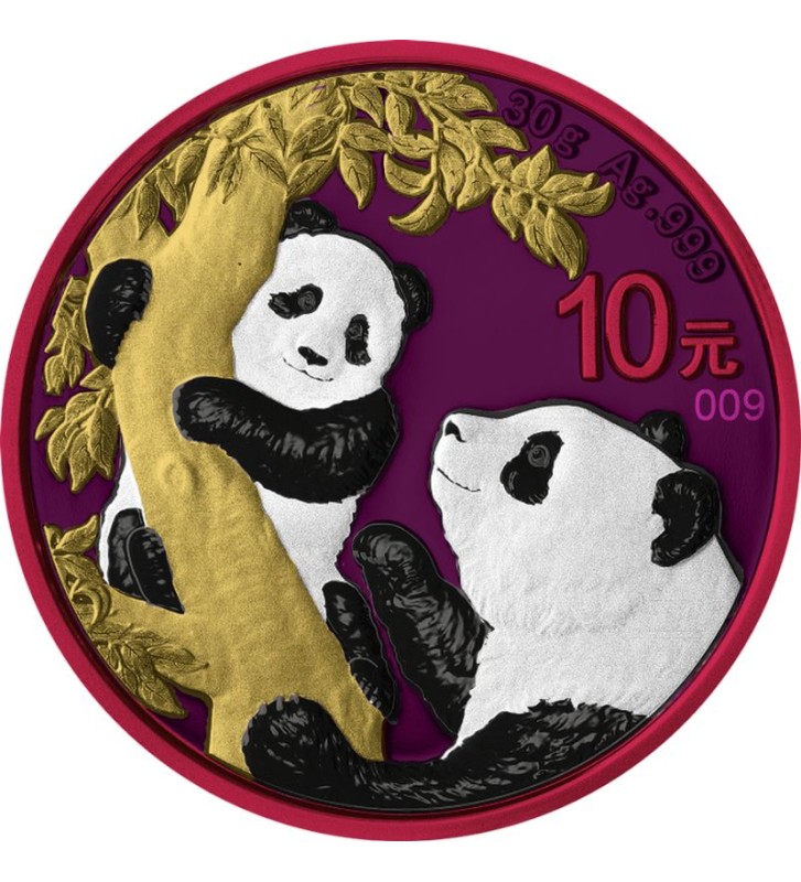 10 Yuan Panda - Space Metals II 30 g Ag 999 China 10 Yuan Panda - Space Metals II 30 g Ag 999 China