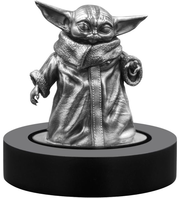 Grogu The Child - Star Wars, Mandalorian, Miniature 150 g Ag 925 2021 Grogu The Child - Star Wars, Mandalorian, Miniature 150 g Ag 925 2021