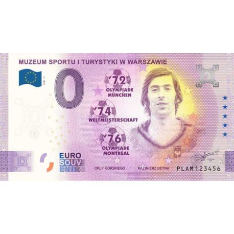 0 euro Orły Górskiego, Kazimierz Deyna Banknot