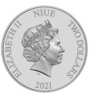 2$ Wonder Woman - DC Comics 1 oz Ag 999 2021 Niue 2$ Wonder Woman - DC Comics 1 oz Ag 999 2021 Niue