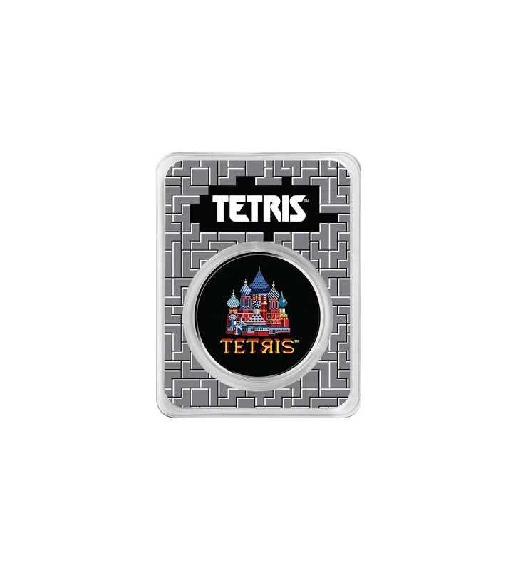 2$ Tetris, St. Basil's Cathedral Colorized 1 oz Ag 999 2021 Niue 2$ Tetris, St. Basil's Cathedral Colorized 1 oz Ag 999 2021 Niue