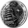 50 Franków Sedov - Nautical Ounce, oksydowana 1 oz Ag 999 2021 Rwanda