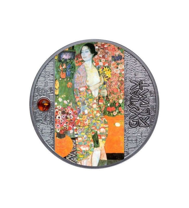 500 Franków Tancerka, Gustav Klimt - Artysta Łamiący Schematy 17,50 g Ag 999 2021 Kamerun 500 Franków Tancerka, Gustav Klimt - Artysta Łamiący Schematy 17,50 g Ag 999 2021 Kamerun