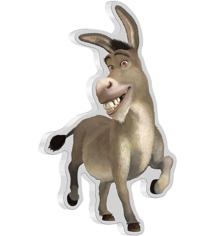 2$ Donkey - Shrek 1 oz Ag 999 2021 Niue 2$ Donkey - Shrek 1 oz Ag 999 2021 Niue