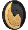 20$ Grey Wolf Black and Gold 2021 31,39g Ag 999 20$ Grey Wolf Black and Gold 2021 31,39g Ag 999