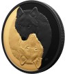 20$ Grey Wolf Black and Gold 2021 31,39g Ag 999 20$ Grey Wolf Black and Gold 2021 31,39g Ag 999