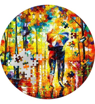 20$ Para pod jednym parasolem, Leonid Afremov - Mikropuzzle 3 oz Ag 999 2022 Palau