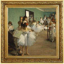 1$ Lekcja tańca, Edgar Degas - Skarby Światowego Malarstwa 1 oz Ag 999 2021 Niue