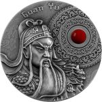 5$ Guan Yu, Model of Bravery and Courage 2 oz Ag 999 2021 Niue