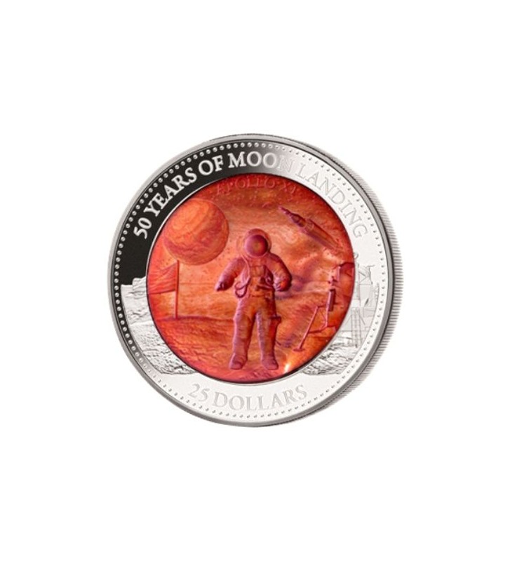25$ Moon Landing 50th Anniversary - Mother of Pearl 25$ Moon Landing 50th Anniversary - Mother of Pearl