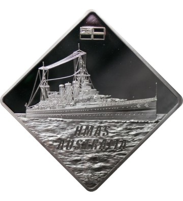 10$ HMS Australia Okręt Wojenny 2 oz Ag 999 2011