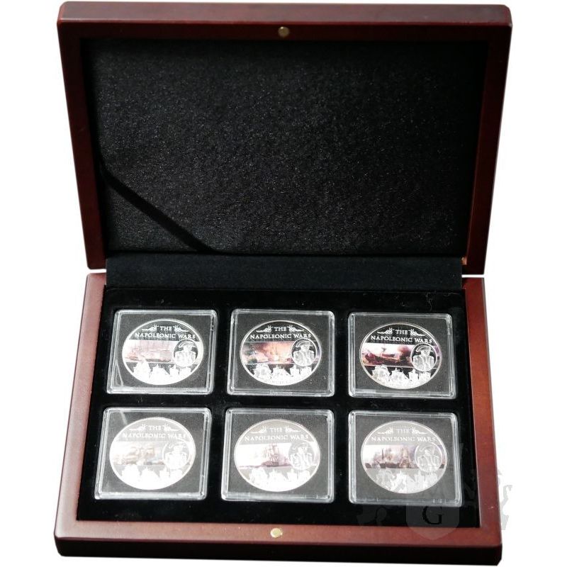 The Napoleonic Wars, set of 6 coins 2013 6 x 25 g CuNi