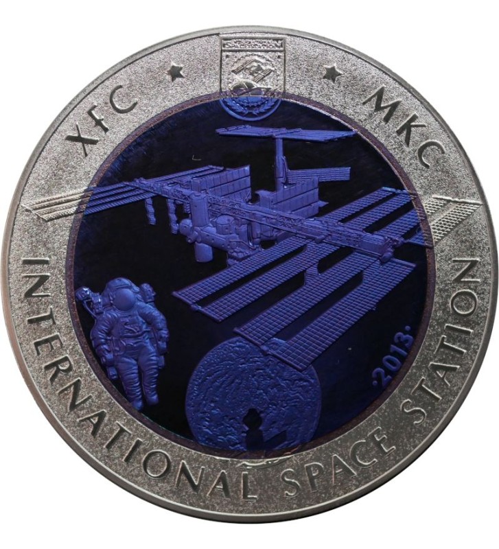 500 Tenge XFC MKC ISS - Space 14,6 g Ag 925 2008 500 Tenge XFC MKC ISS - Space 14,6 g Ag 925 2008