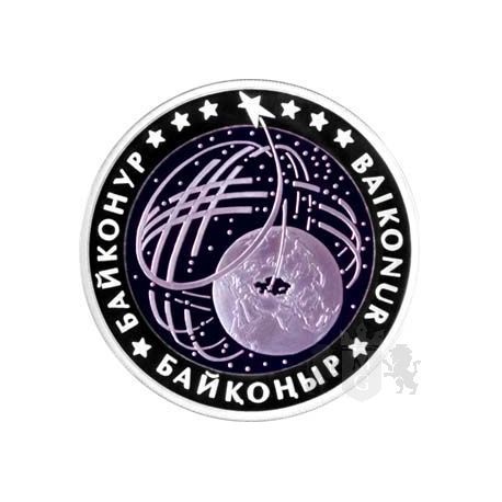 500 Tenge Bajkonur - Przestrzeń 14,16 g Ag 925 2012