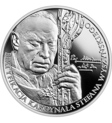 10zł Beatyfikacja Kardynała Stefana Wyszyńskiego 14,14 g Ag 925 2021