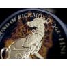 5£ Burning Greyhound of Richmond - Queen's Beasts 2 oz Ag 999 Ruthenium 2021 Great Britain
