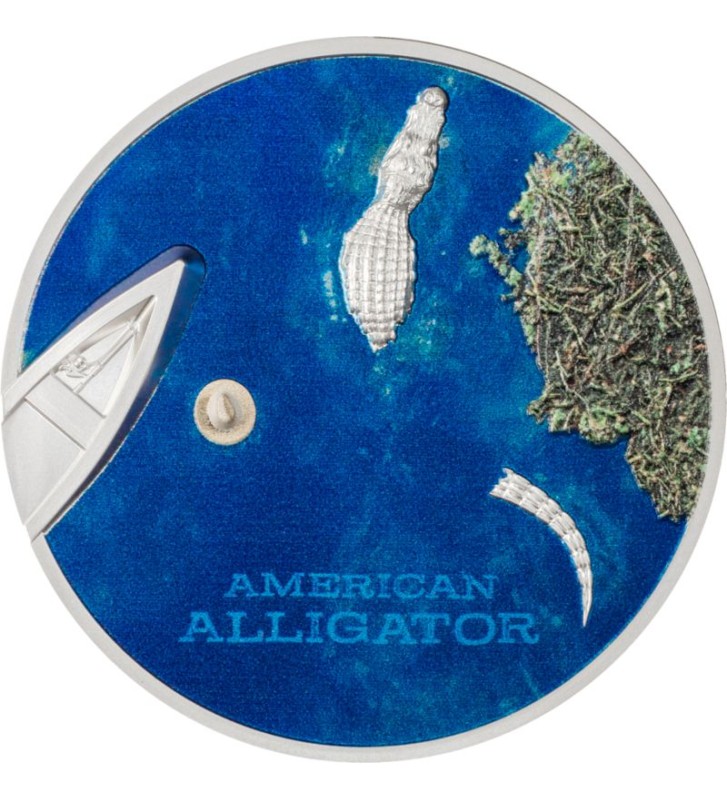 5$ Aligator Amerykański 1 oz Ag 999 2022 Palau 5$ Aligator Amerykański 1 oz Ag 999 2022 Palau
