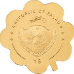 1$ Złota Koniczyna 0,5 g Au 999 2022 Palau