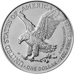 1$ American Eagle, type 2 1 oz Ag 999 2021 USA
