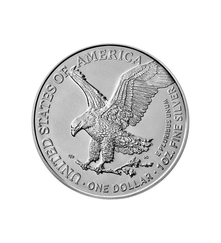 1$ American Eagle, type 2 1 oz Ag 999 2021 USA 1$ American Eagle, type 2 1 oz Ag 999 2021 USA