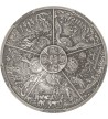 20$ Aztec Five Suns - Ages of Man 3 oz Ag 999 2021 Palau 20$ Aztec Five Suns - Ages of Man 3 oz Ag 999 2021 Palau