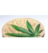 1000 Francs Cannabis Sativa Gold Plated 1 oz Ag 999 2021 Benin 1000 Francs Cannabis Sativa Gold Plated 1 oz Ag 999 2021 Benin