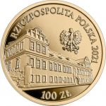 100zł Pałac Biskupi w Krakowie 8g Au 900 2021