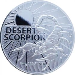 1$ Desert Scorpion- Australia's Most Dangerous 1 oz Ag 999 2022