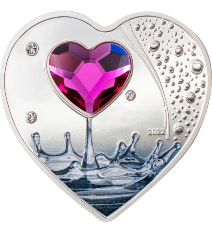 5$ Brilliant Love 2022 20 g Ag 999 Cook Island 5$ Brilliant Love 2022 20 g Ag 999 Cook Island