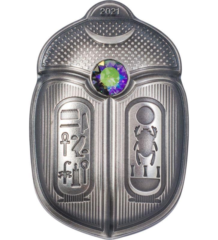 5$ King Tut - Scarab 1 oz Ag 999 2021 Palau 5$ King Tut - Scarab 1 oz Ag 999 2021 Palau