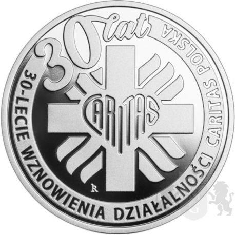 10 zl 30th anniversary of the resumption of Caritas Polska 2021