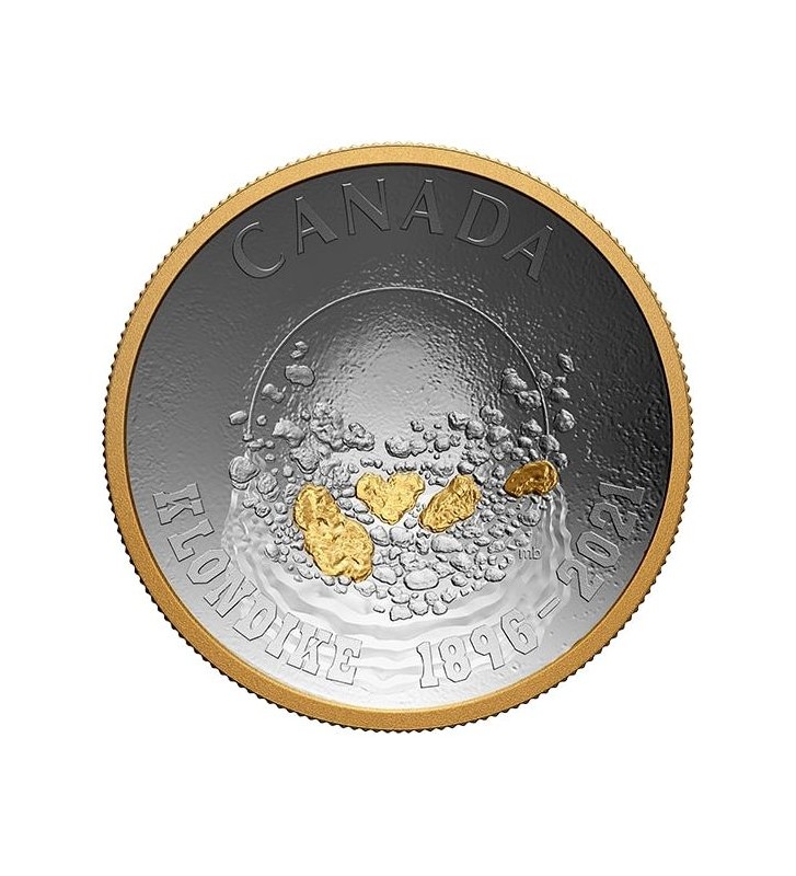 25$ Płukanie Złota 125 rocznica Gorączki Złota Klondike 1 oz Ag 999 2021 Kanadav 25$ Płukanie Złota 125 rocznica Gorączki Złota Klondike 1 oz Ag 999 2021 Kanadav