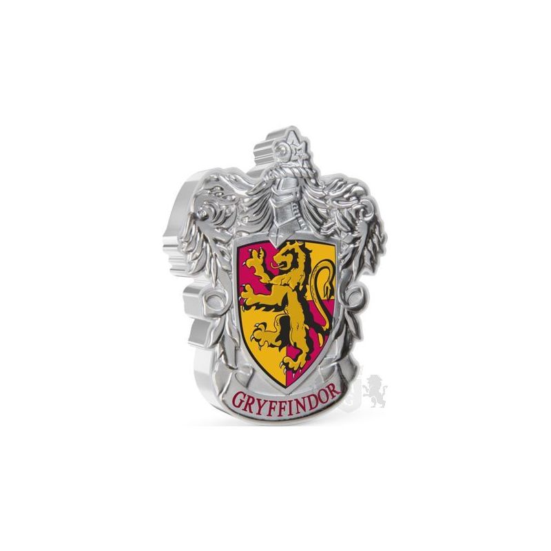 2$ Coat of Arm of Gryffindor - Harry Potter 1 oz Ag 999 2021 Niue